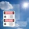 Signmission Lockout Tagout Setup Maintenance Bilingual Danger Sign, Plastic, 10in W x 14in L, 2PK OS-2PACK-DS-P-1014-VS-1428 - alternate 4